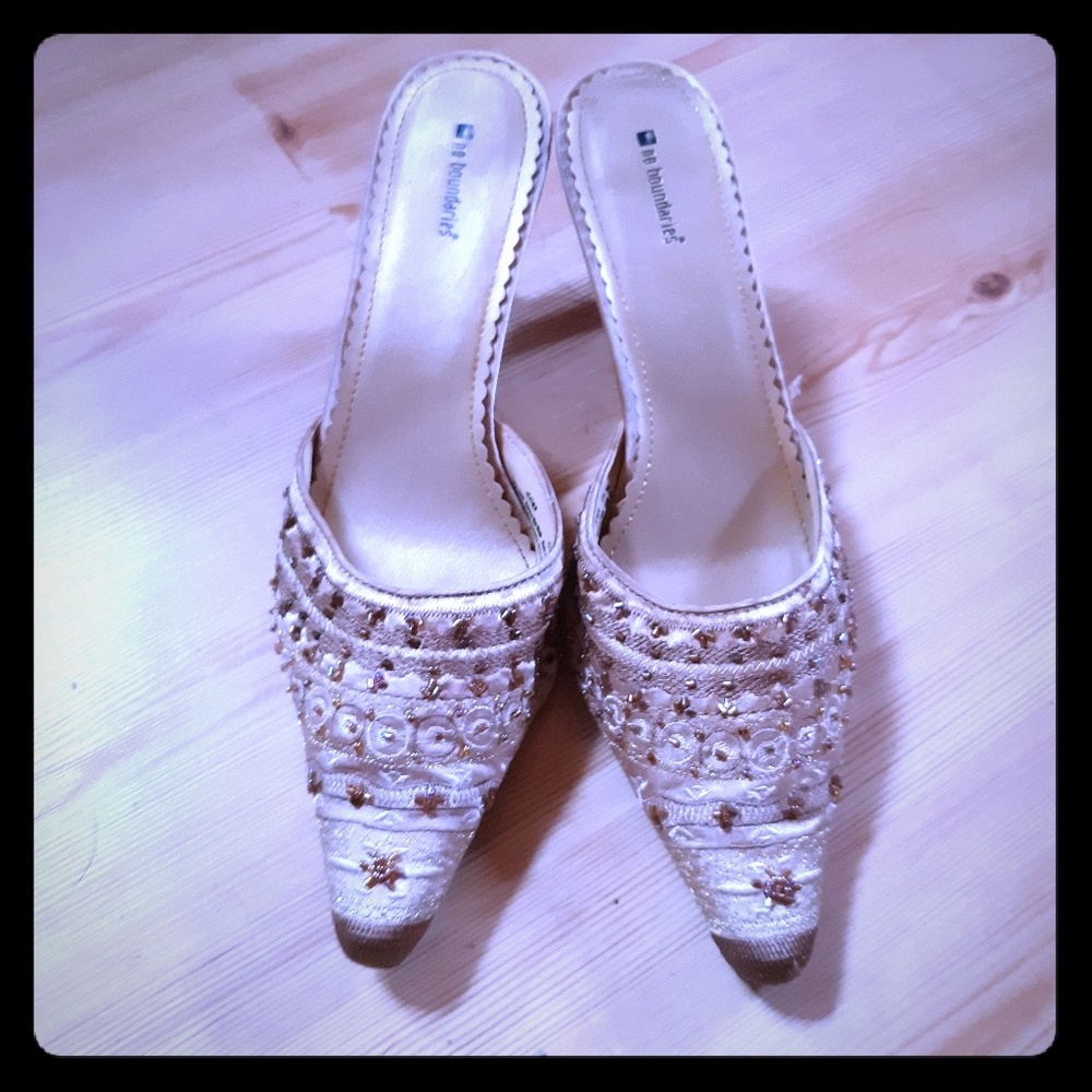 Cream Mules